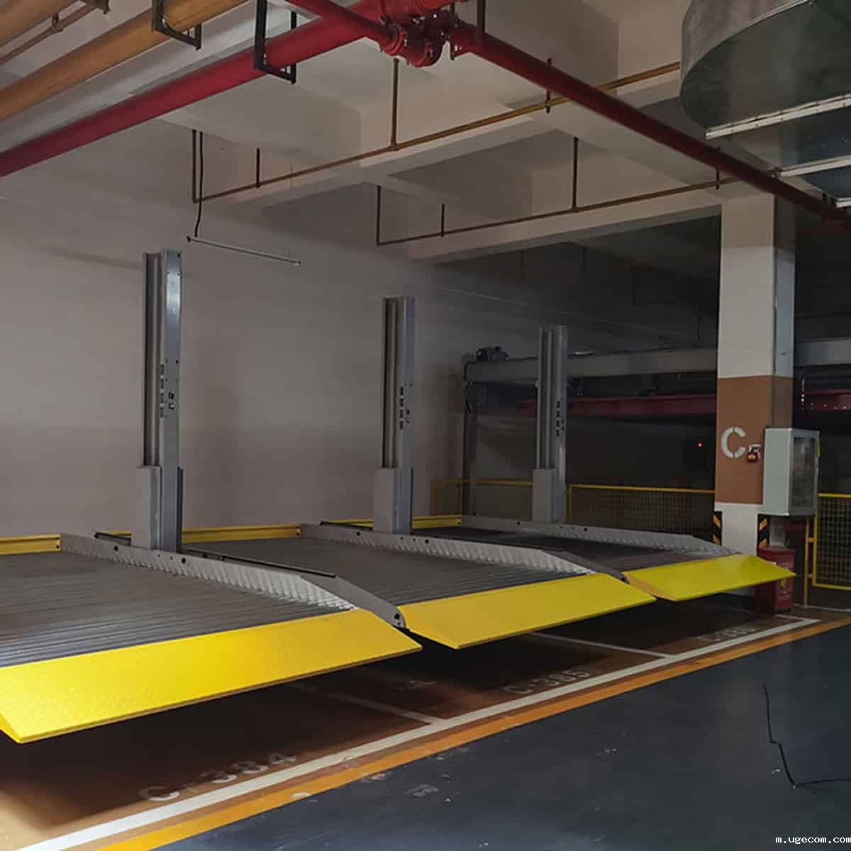 两柱立体停车场改造