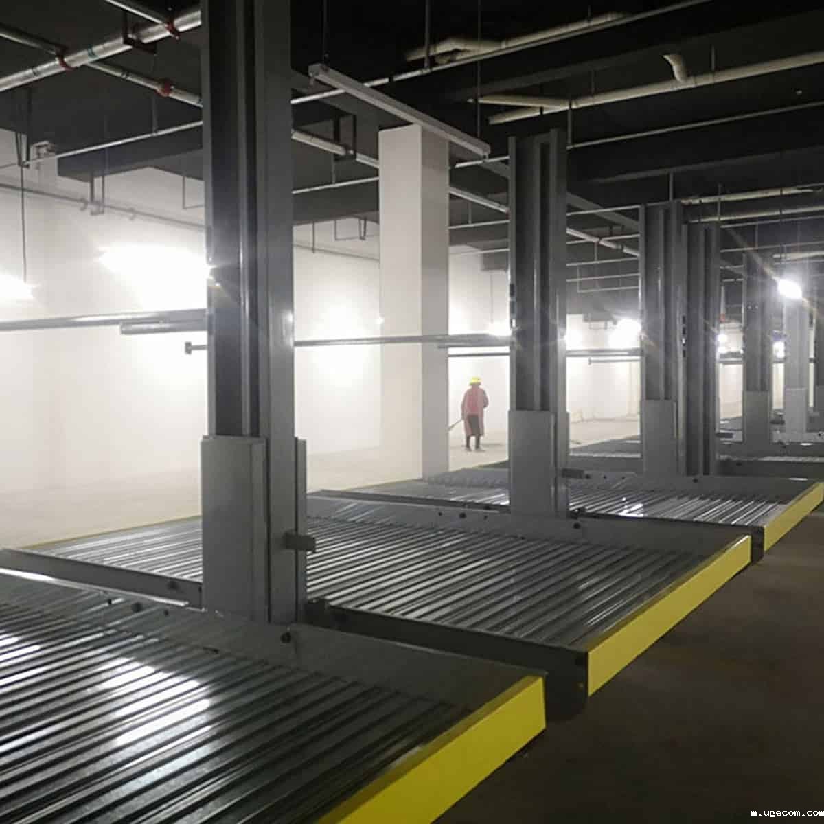 两层机械式立体停车设备拆除