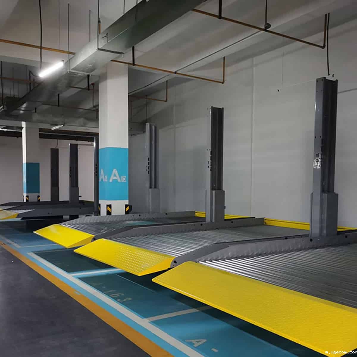 石阡升降立体车库具有自我保护装置